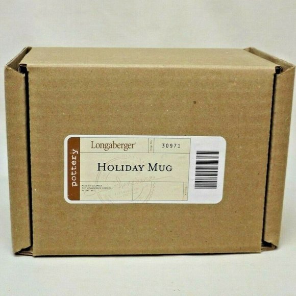 Longaberger Pottery Holiday Mug with Bluster the Snowman in Original Box - Picture 12 of 12